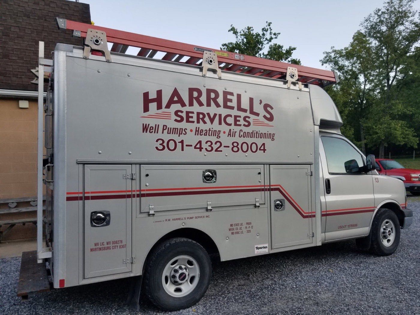 Harrell's Services service van